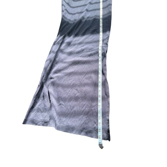 Ralph Lauren Blue Basic Y2K Short Sleeve Babydoll Maxi Dress Size Large - Picture 12 of 12